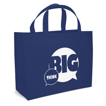 17" x 21" 'As Big as it Gets' Ginormous Non-Woven Shoulder Tote with 21" Handles