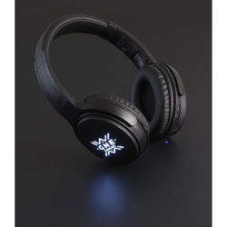 Light-Up Logo Bluetooth Headphones With Built-In Microphone