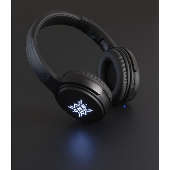 Light-Up Logo Bluetooth Headphones With Built-In Microphone