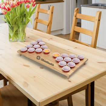 Beautiful Hardwood-Constructed Tabletop Pong Game