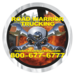 Laptop Sticker - Large 6" Circle with Full Color Printing