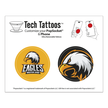 PopSocket Tech Tattoos™ with Full-Color Printing