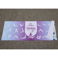 Yoga Towel Slips On To Your Yoga Mat