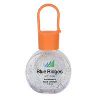 1 oz Hand Sanitizer with Moisture Beads - 62% Ethyl Alcohol - with a Colored Clip Cap Bottle with Full Color Label - GOOD