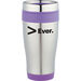 16 oz. Stainless Steel Travel Tumbler with Colored Trim with Plastic Liner