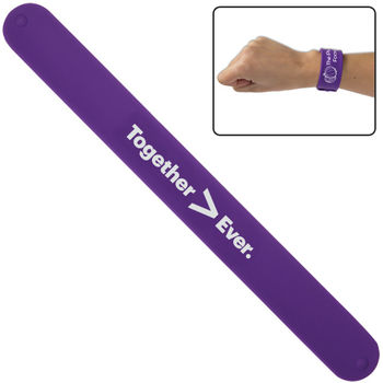 Silicone Slap Bracelet - 9 Colors to Choose From