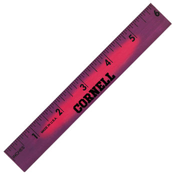 6" Mood Wood Ruler Changes Color by the Heat of Your Hand