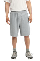 Jersey Knit Shorts with Pockets