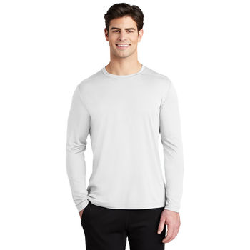 Men's Long Sleeve 100% Polyester T-Shirt with UPF 50+ Sun Protection