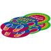 OUTDOORS 12"Round Non-Slip Custom Imprint Floor Graphics - Set of 6