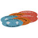 INDOORS: 18" Round Non-Slip Custom Imprint Floor Graphics - Set of 6