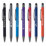 Quick Ship Softy Stylus Pen with Rubberized Finish (Lasered)