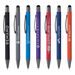 Quick Ship Softy Stylus Pen with Rubberized Finish (Lasered)