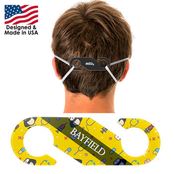 Face Mask Strap Hook & Earsaver with Full-Color Printing