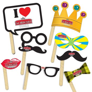 Selfie Costume Kit with Full-Color Printing is Perfect for Group Events with Social Media Postings!