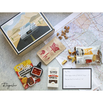 Road Trip:  A Gourmet Travelers Gift Box that Ships Directly to Recipients (3 Sizes available)