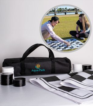 Giant Checkers Game Set