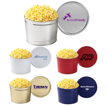 2 Gallon Classic  Popcorn Tin - Buttered