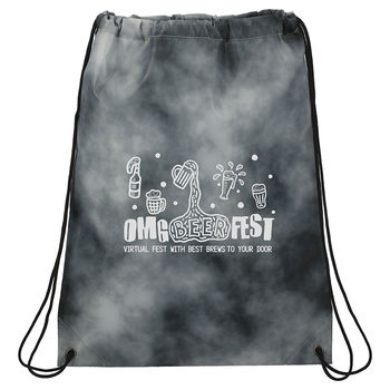 Tie Dyed Drawstring Bag