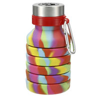 18 oz Tie Dye Silicone Collapsible Bottle