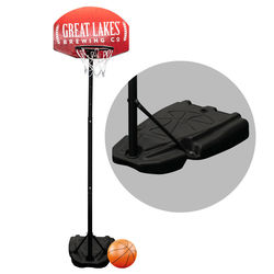 Basketball Hoop is Adjustable Up To 76" Tall - Basketball Included!