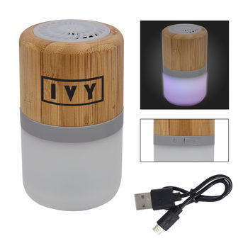 Bamboo Wireless Light-Up Speaker