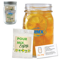Arnold Palmer (Lemonade & Iced Tea) Kit in a Mason Jar with Recipe Card