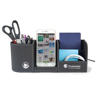 3-Part Wireless Charging Desk Organizer Set Magnetically Attaches, Allows for Maximum Flexibility - EXECUTIVE