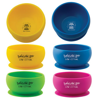 Silicone Bowl with Suction Cup Base