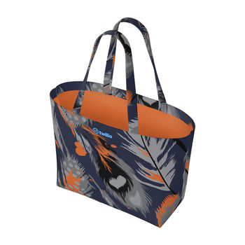 Large Basic Custom Dye-Sublimated Tote 12" x 17" - LOW MINIMUMS!