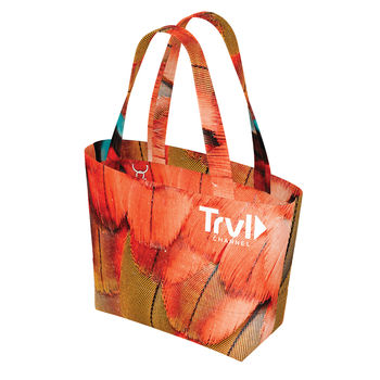 Small Deluxe Custom Dye-Sublimated Tote 9" x 14.5" - LOW MINIMUMS!
