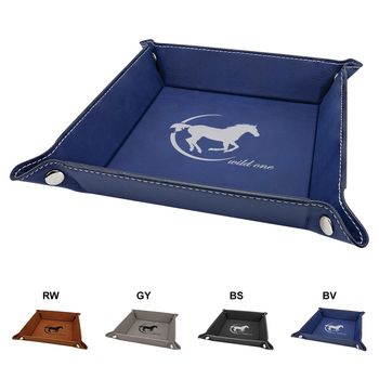 Leatherette Snap Tray - Low Minimum Order!