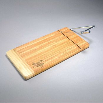 Bamboo Cheese Cutting Board - Low Minimum Order!