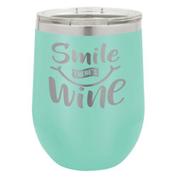 12 Oz. Stainless Steel Double-Wall Vacuum-Insulated Stemless Tumbler - Low Minimum Order!