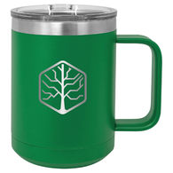 15 Oz. Stainless Steel Double-Wall Vacuum-Insulated Mug - Low Minimum Order!