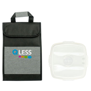Lunch Set with Cooler Bag and Container with Freezer Pack