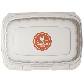 6"x9" Eco-Friendly Takeout Container