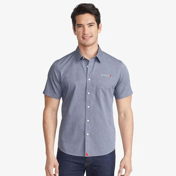 UNTUCKit&reg; Men's Petrus Wrinkle-Free Short Sleeve Shirt