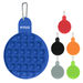 Push & Pop Round Stress Reliever/Sensory Toy on Carabiner