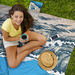 59" x 59" Full Color Pocket Picnic Blanket, Folds Into Pouch