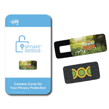 Sliding SMARTPHONE and Tablet Webcam Cover with Full Color Printing and RETAIL Backer Card