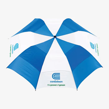 58" Arc Auto-Open Vented Folding Golf Umbrella (21" folded)