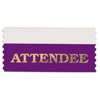 Stock Imprint Ribbons Attach to Name Badges