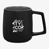 *NEW* 14 oz Ceramic Mug with Smooth Matte Outside and Glossy Grey Inside