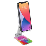 Telescoping Smartphone and Tablet Stand with Full-Color Printing is Big Enough to Hold Full-Size Tablets