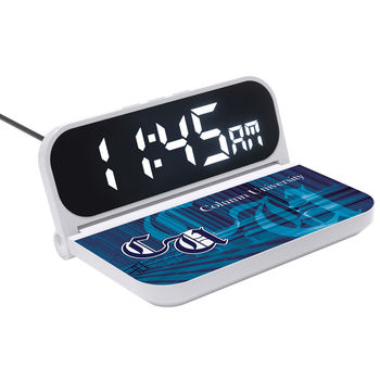 Wireless Charging Pad with Dual-Alarm Clock and Full-Color Printing