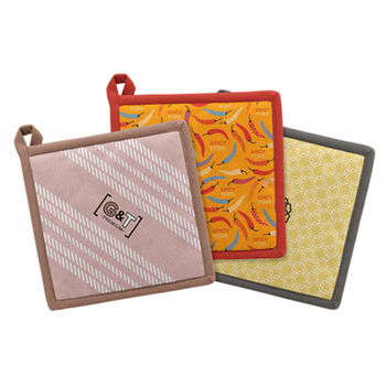 Pot Holder with Full Color Digital Printing on Both Sides