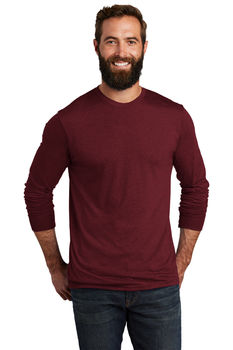 Allmade&reg; Men’s Tri-Blend Long Sleeve Tee made from Recycled Water Bottles, Organic Cotton & Eco-Friendly Modal