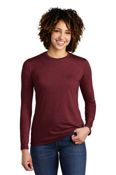 Allmade&reg; Ladies' Tri-Blend Long Sleeve Tee made from Recycled Water Bottles, Organic Cotton & Eco-Friendly Modal
