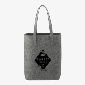 Recycled Felt Shopper Tote 16.5" x 16.5" - 1% of Sales Donated to Eco Nonprofits